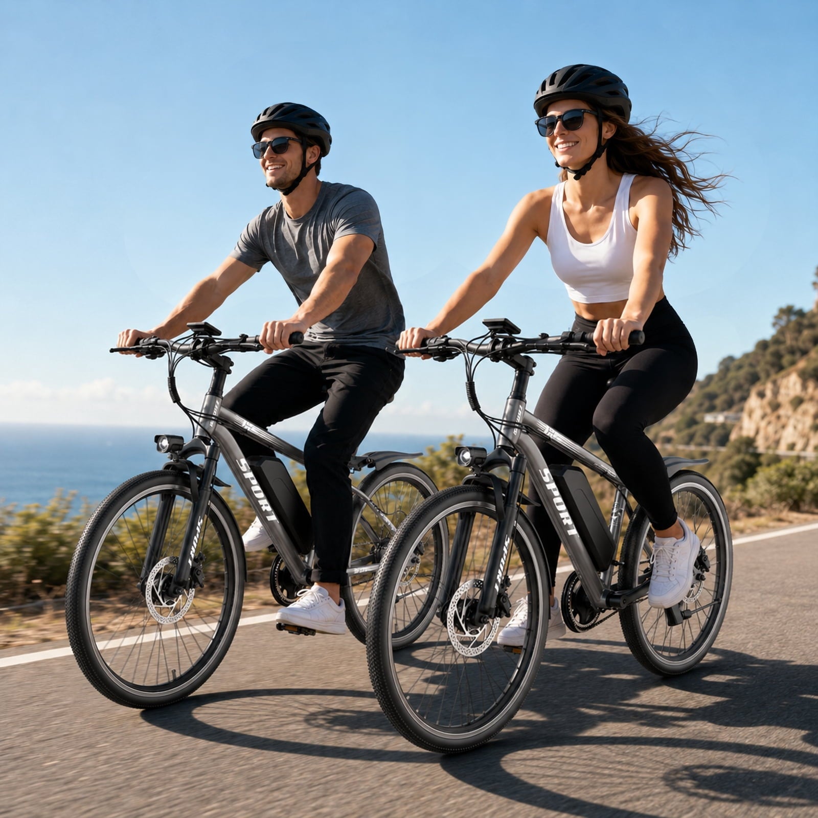 GWEIT Electric Bike, 26 Pneumatic Tires, 1500W Peak Motor Electric Mountain Bike, 25MPH 35Miles Range, 48 10.4AH Removable Battery E Bikes for Adults, UL 2849 Certification