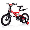 Fenbeli 18 Inch Kids Bike with Training Wheels for Girls Boys Ages 6-9, Red