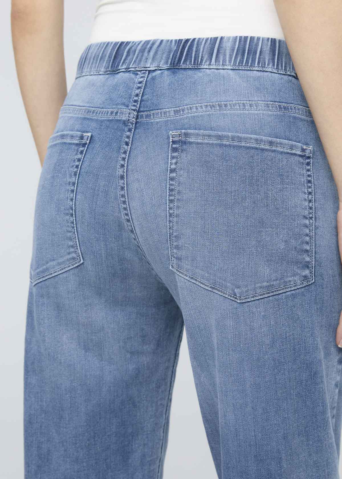 Performance Denim Lite Harbour Pant - Light Stone