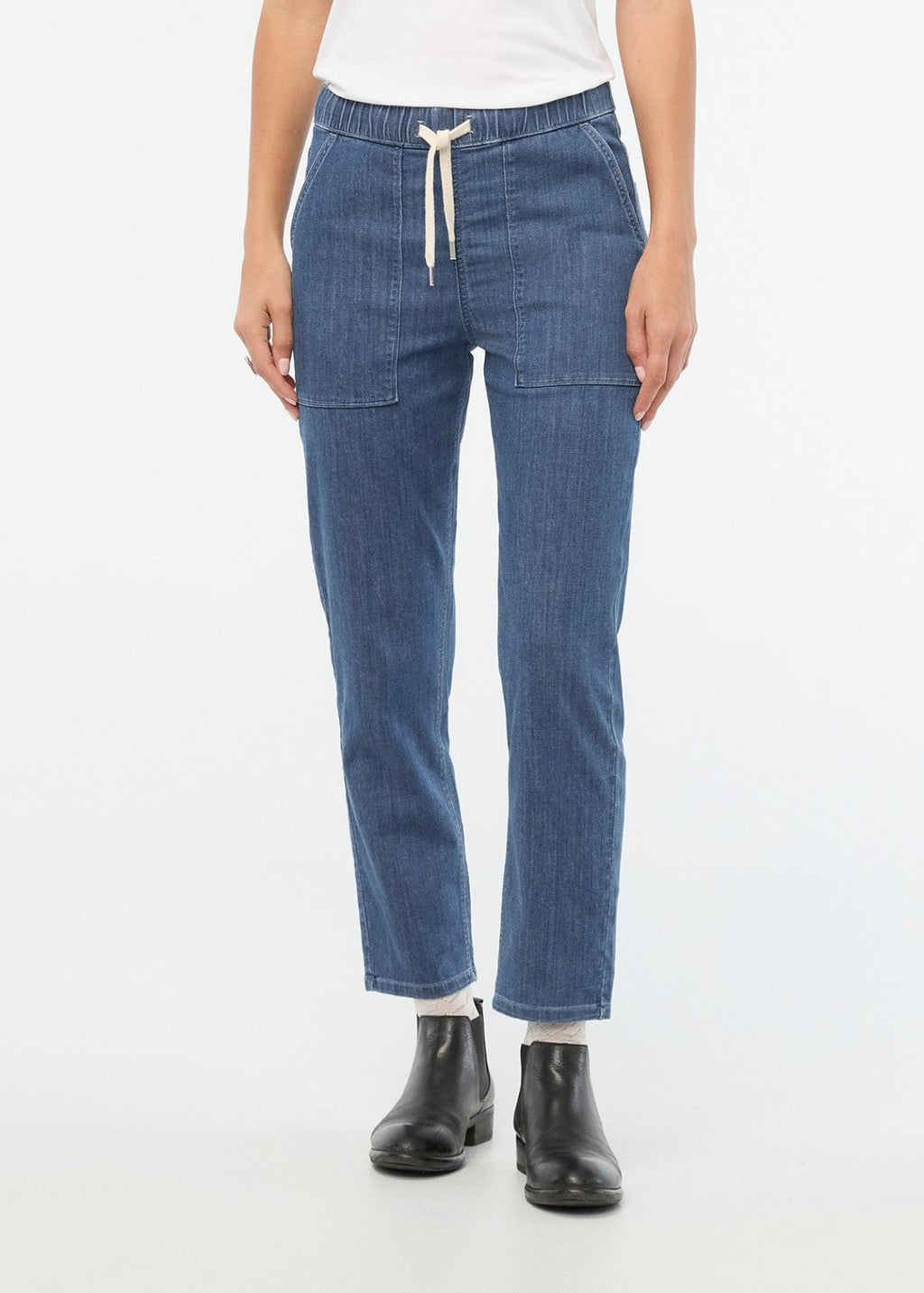 Performance Denim Lite Harbour Pant - Seaside Blue