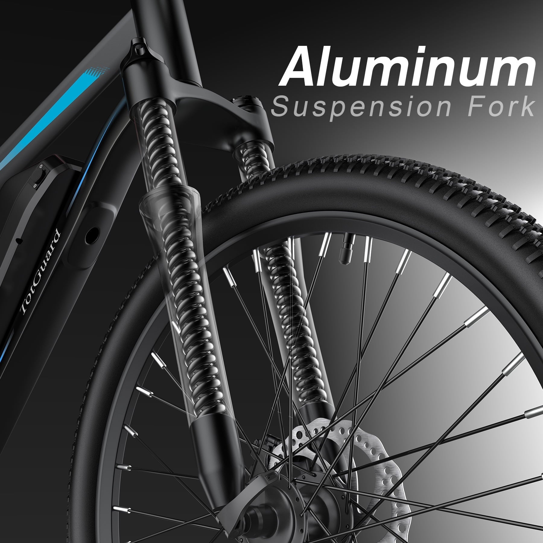 TotGuard Electric Bike for Adults 27.5 E-Bike with 500W Motor, Electric Mountain Bike with 48V 10Ah Battery, Lockable Suspension Fork, Shimano 21 Speed Gears UL2849