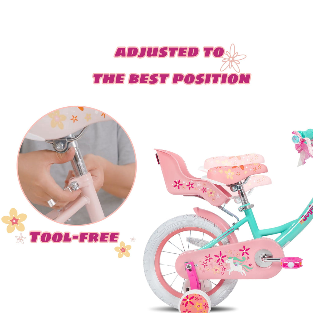 Joystar Unicorn 12inch Girls' Bike, Purple